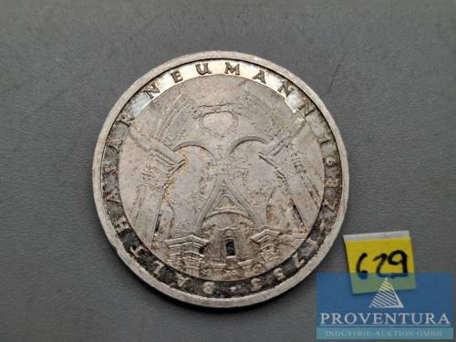 Silbermünze Bundesrepublik Deutschland 5 DM Batlthasar Neumann 1978 vz aus pp Silber .625 11.2 gr Rauhgewicht